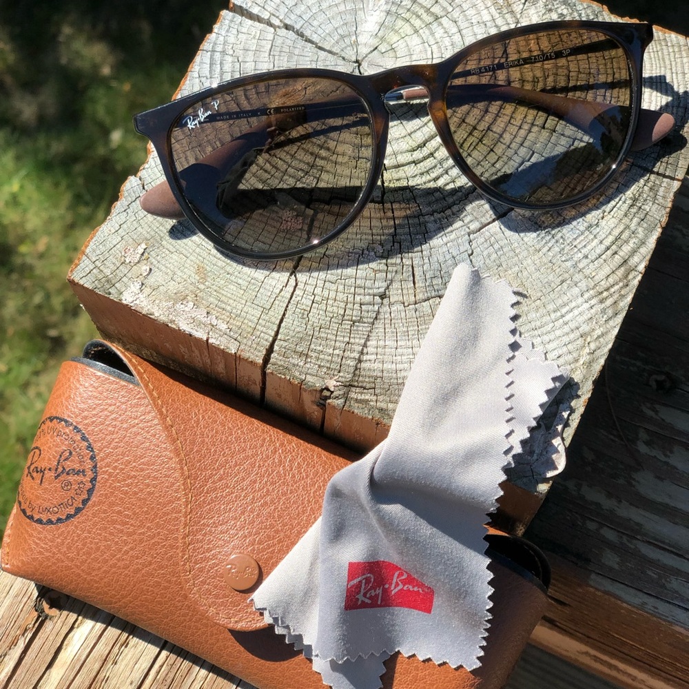 Ray-Ban Erika RB4171 Polarized Tortoise Sunglasses